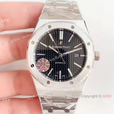 JF Audemars Piguet Royal Oak Cal.3120 Black Dial Watch - V5 Version